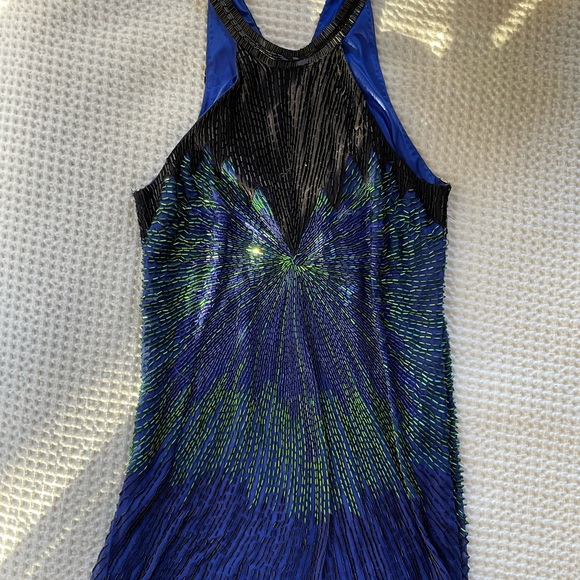 Parker High-Neck Beaded Dress - Picture 3 of 5